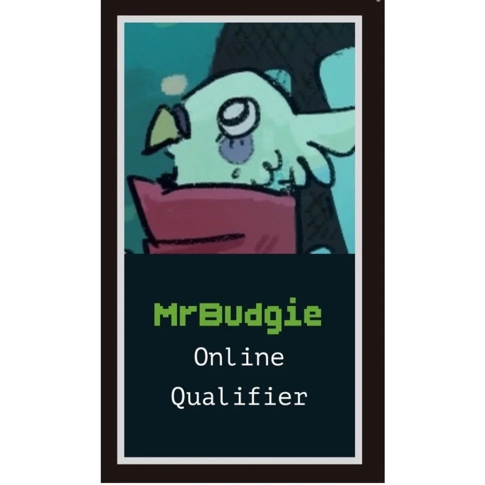 MrBudgie‎ MCSR World Championships Trading Card Minecraft Speedrun Ludwig LA